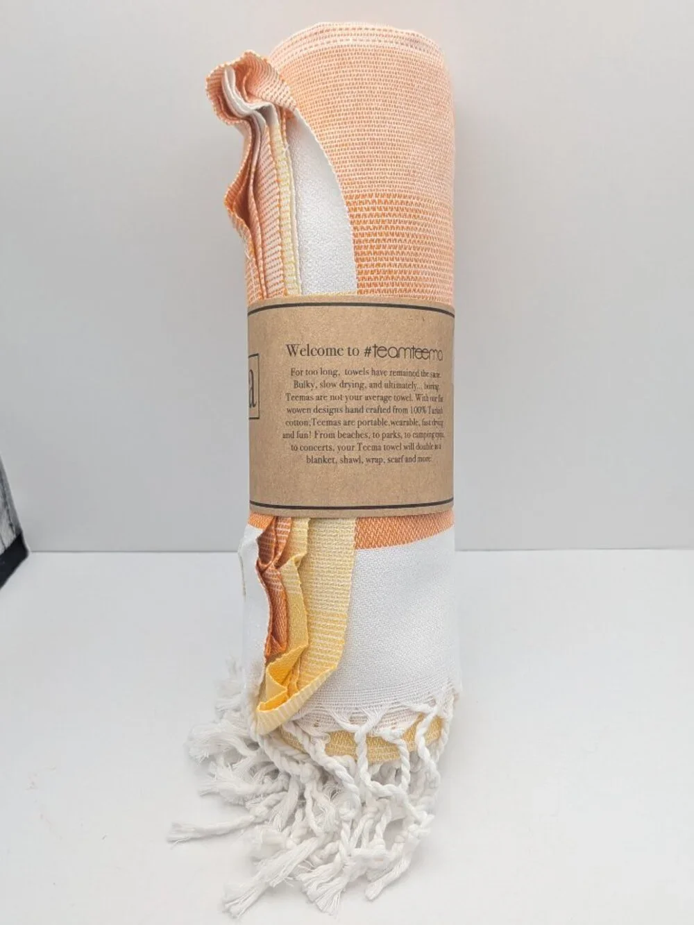 Teema Turkish Towel THE YELLOW LAYERS 68 x 38